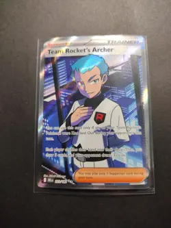 Pokemon TCG Team Rockets Archer Card 223/182 Destined Rivals Series - Image 1