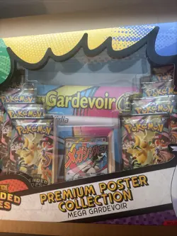 Pokemon Ascended Heroes Premium Poster Collection Box - Mega Gardevoir Sealed 🔥 - Image 1