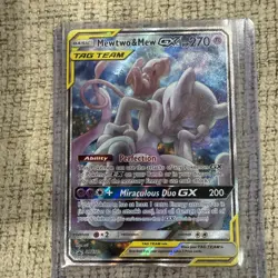 2019 Pokemon Mewtwo And Mew Gx SM191 Black Star Promo - Image 1