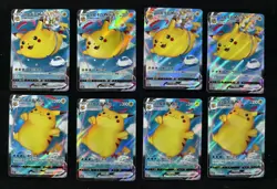 Lot 8 Surfing Pikachu Flying Pikachu Pokemon Chinese VMAX Holo NE40 - Image 1