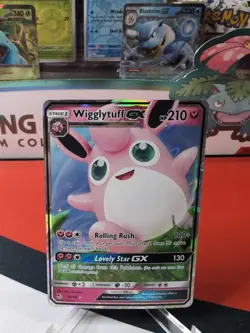 Wigglytuff GX 42/68 - Hidden Fates Ultra Rare Pokemon Card -NM - Image 1