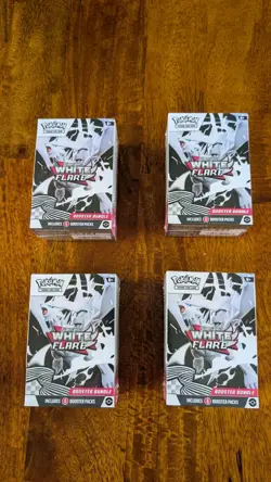 [Lot Of 4] Pokemon TCG White Flare Sealed Booster Bundles - Image 1