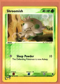 Pokemon TCG - Shroomish - EX Ruby & Sapphire #69 - Reverse Holo Common - MP/LP - Image 1