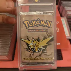 1999 Wizards of the Coast Pokemon Fossil Pack 11 Cards Zapdos Sealed Unopened - Image 5