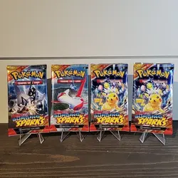 Pokemon TCG Surging Sparks Booster Packs - 4 Pack 💎SEALED💎 - Image 1