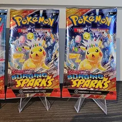 Pokemon TCG Surging Sparks Booster Packs - 4 Pack 💎SEALED💎 - Image 3