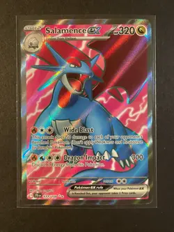 Pokemon Salamence ex 177/159 Journey Together Full Art Ultra Rare LP - Image 1