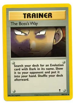 Pokemon Card: The Boss's Way 105/110 Legendary Collection! NM - Image 1