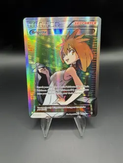 Pokemon TCG Brigette Holo Full Art Ultra Rare Trainer Card Breakthrough 161/162 - Image 1