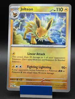 Jolteon [Master Ball] #29 Pokemon Prismatic Evolutions - NM - Image 1