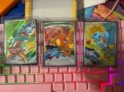 Charmander Squirtle Bulbasaur 037 038 039 Pokemon First Partner 30th 1st Gen set - Image 1