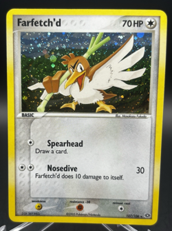 2005 Farfetch'd 107/106 Emerald Secret Rare HOLO Pokemon TCG Vintage - Image 1