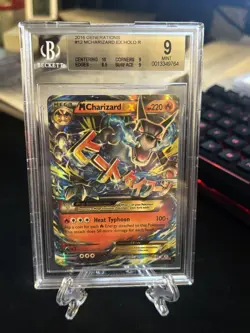 2016 Pokemon XY Generations M Charizard EX Ultra Rare Holo #12/83 PSA 9 Mint - Image 1