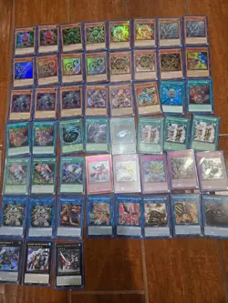 Yugioh Machine Gadget (platinum, gold, silver) complete deck + card sleeves - Image 1
