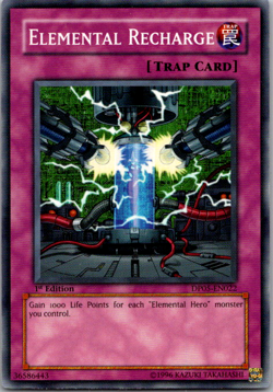 Elemental Recharge - DP05-EN022 - Common 1st Edition Yugioh - Image 1