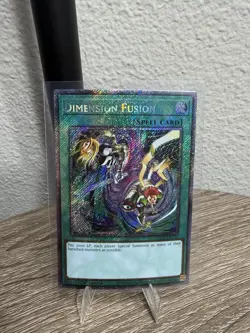 Dimension Fusion (Platinum Secret Rare) RA03-EN136 Quarter Century Bonanza... - Image 1