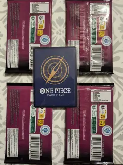 One Piece Card Game OP-11 A Fist of Divine Speed Booster Packs x4 Sealed - Image 3