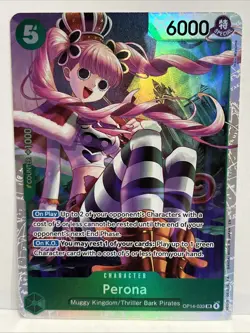 Perona OP14-033 SR | NM | The Azure Sea's Seven | One Piece TCG | English Card - Image 1