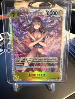 Bandai One Piece CCG Nico Robin EB03-055 Heroines Edition Holo Character EN - Image 1