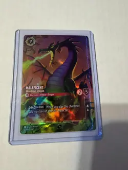 Disney Lorcana - Maleficent Monstrous Dragon (Store Championship) 5/P3 - NM FOIL - Image 1