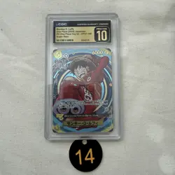 CGC 10 PRISTINE Luffy SR OP07-109 Japanese One Piece Promo Card ONE PIECE 14 - Image 1