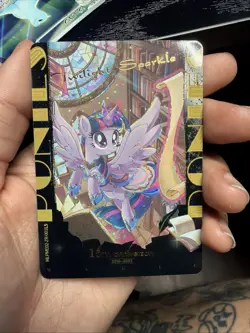 Twilight Sparkle My Little Pony Kayou Moon Series 8 (15th Anniversary) - ZR Card - Image 1