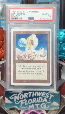 Graded MTG Card - PSA Gem Mint 10 - 3rd Edition (Revised) - Winter Orb - Image 1