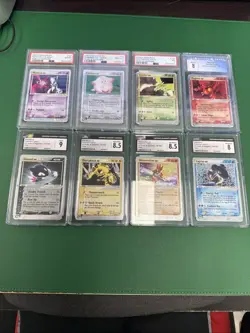 Pokemon Ruby & Sapphire EX Master Set 8x PSA & CGC Graded Cards NM+ - Image 1