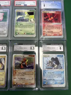 Pokemon Ruby & Sapphire EX Master Set 8x PSA & CGC Graded Cards NM+ - Image 3