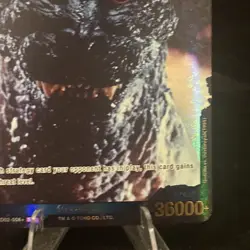 Godzilla Card Game Godzilla (1995) Monster Foil Card 36000+ Standard Size - Image 5