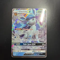 Glaceon GX 39/156 Ultra Prism Rare Full Art Pokemon Card - NM - Image 1
