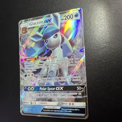 Glaceon GX 39/156 Ultra Prism Rare Full Art Pokemon Card - NM - Image 2