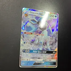 Glaceon GX 39/156 Ultra Prism Rare Full Art Pokemon Card - NM - Image 3