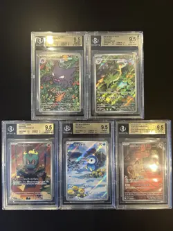 BGS 9.5 Pokemon Card 151 Japanese Ar Art Rare 5Card Set Bulk Charizard CHR - Image 1