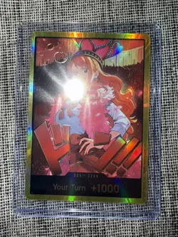 DON!! Card (Nami) (Gold) Extra Booster: One Piece Heroines Edition-NM-Eng! 🔥 - Image 1