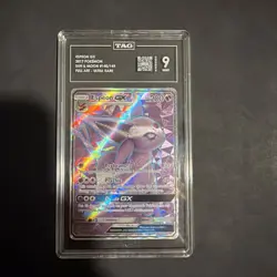 Espeon GX 2017 Pokemon Sun & Moon Ultra Rare Full Art Holo Card 61/149. TAG 9 - Image 1
