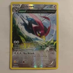 Unfezant Delta) 81/108 Reverse Holo Rare XY - Roaring Skies Pokemon Card LP NM - Image 1