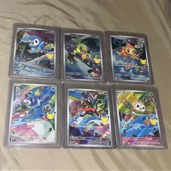 2026 Pokemon 1st partner gen 2 set & gen 6 set - 6 cards english w/ 2 stickers - Image 1