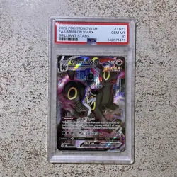Umbreon Vmax TG23/TG30 Trainer Gallery Rare Pokemon Card PSA 10 GEM MINT - Image 1