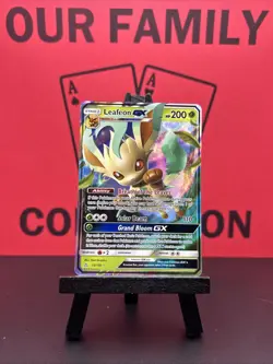 Pokemon Card Leafeon GX 13/156 Ultra Prism Half Art Rare - NM - Image 1