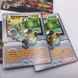 Nintendo Super Mario Bros VTG Y2K Trading Card Lot: Hologram Yoshi Bowser Peach - Image 4