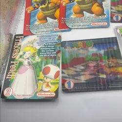 Nintendo Super Mario Bros VTG Y2K Trading Card Lot: Hologram Yoshi Bowser Peach - Image 5