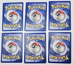 Vintage Pokemon Lot Of 6 Cards WOTC Base Set Charmander Seel Kadabra MP-DMG - Image 5