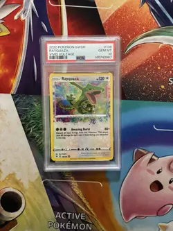 POKEMON CARD 2020 SWORD & SHIELD VIVID VOLTAGE #138 RAYQUAZA PSA 10 ONE OWNER - Image 1