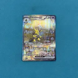 Pokemon Alakazam EX TCG SV Scarlet & Violet 151 Card 201/165 NM Holo - Image 1