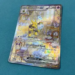 Pokemon Alakazam EX TCG SV Scarlet & Violet 151 Card 201/165 NM Holo - Image 2