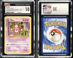 Mr. Mime CLB 013/034 Pokemon Card - CGC 10 GRADED GEM MINT - TCG Classic - Image 1
