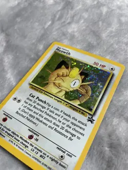Pokemon Card - Meowth 1999-2000 Ultra Rare Holo Black Star Promo 10 - Image 2
