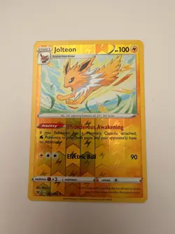 Jolteon Reverse Holo - Sword & Shield Vivid Voltage 047/185 Pokemon Card - Image 1