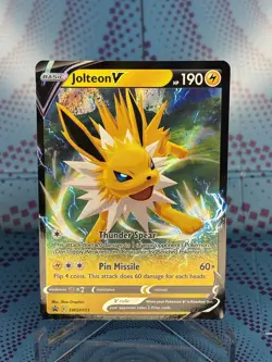 Jolteon V SWSH151: Sword & Shield Promo Card Holo Pokemon TCG Near Mint - Image 1
